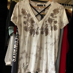 Refliction white shirt